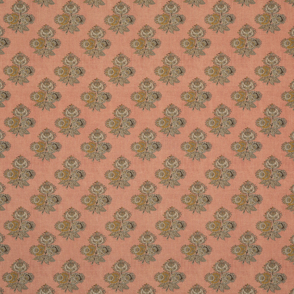 Poppy Paisley Blush by G P & J Baker Designer Fabric COROMANDEL SMALL PRINTS VISCOSE - 82%;LINEN - 18% United Kingdom Horizontal: 5.4372 and Vertical: 5.91 54.372 - Swanky Fabrics -