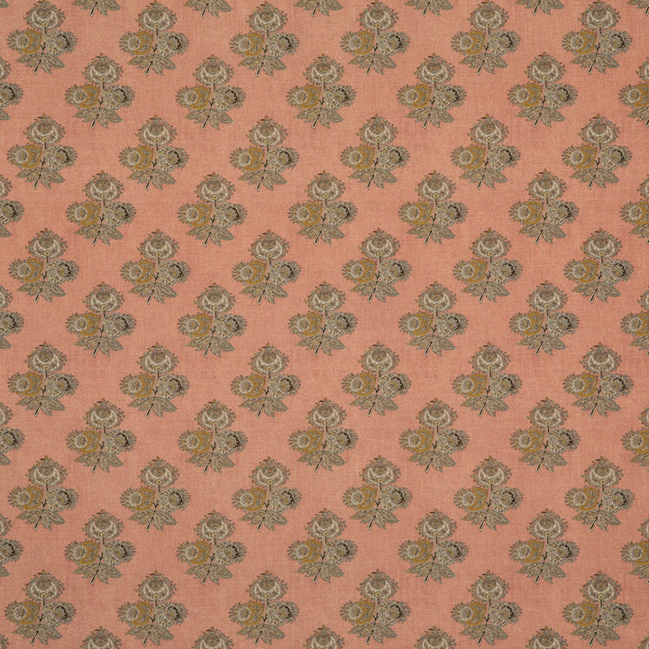 Poppy Paisley Blush by G P & J Baker Designer Fabric COROMANDEL SMALL PRINTS VISCOSE - 82%;LINEN - 18% United Kingdom Horizontal: 5.4372 and Vertical: 5.91 54.372 - Swanky Fabrics -