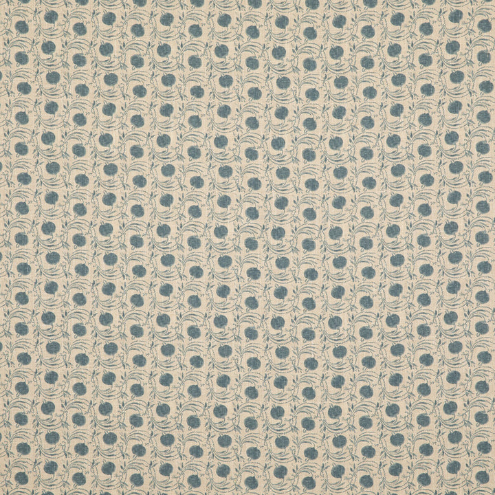 Seed Pod Blue by G P & J Baker Designer Fabric COROMANDEL SMALL PRINTS VISCOSE - 67%;LINEN - 33% United Kingdom Horizontal: 3.8612 and Vertical: 5.91 54.372 - Swanky Fabrics -