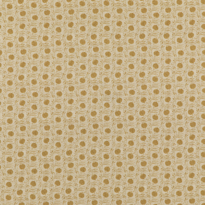 Seed Pod Ochre by G P & J Baker Designer Fabric COROMANDEL SMALL PRINTS VISCOSE - 67%;LINEN - 33% United Kingdom Horizontal: 3.8612 and Vertical: 5.91 54.372 - Swanky Fabrics -