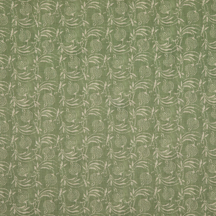 Pomegranate Green by G P & J Baker Designer Fabric COROMANDEL SMALL PRINTS VISCOSE - 67%;LINEN - 33% United Kingdom Horizontal: 7.7618 and Vertical: 17.336 54.372 - Swanky Fabrics -