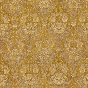Lapura Damask Ochre by G P & J Baker Designer Fabric