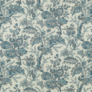 Jewel Indienne Blue/Sand by G P & J Baker Designer Fabric