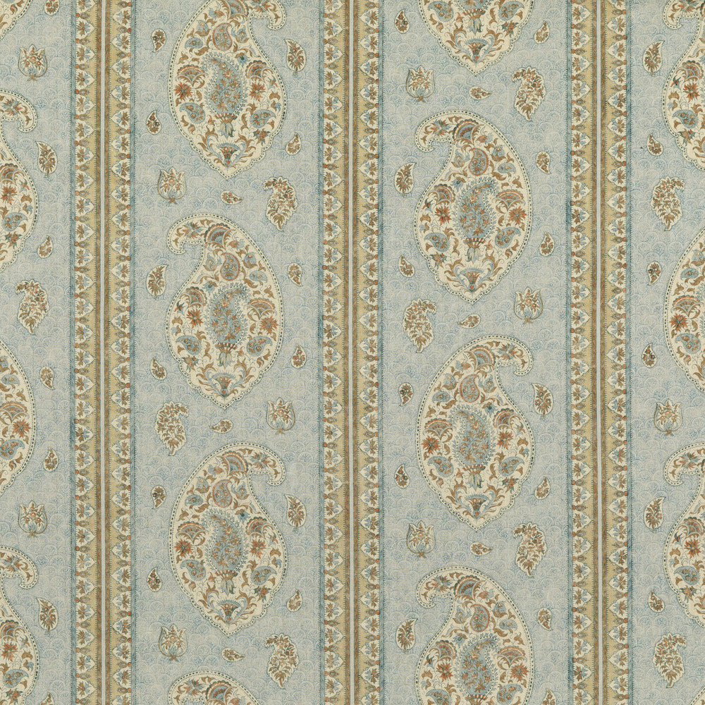 Coromandel Blue/Sand by G P & J Baker Designer Fabric COROMANDEL LINEN - 100% United Kingdom - Horizontal: 13.593 and Vertical: 24.822 54.372 - Swanky Fabrics -
