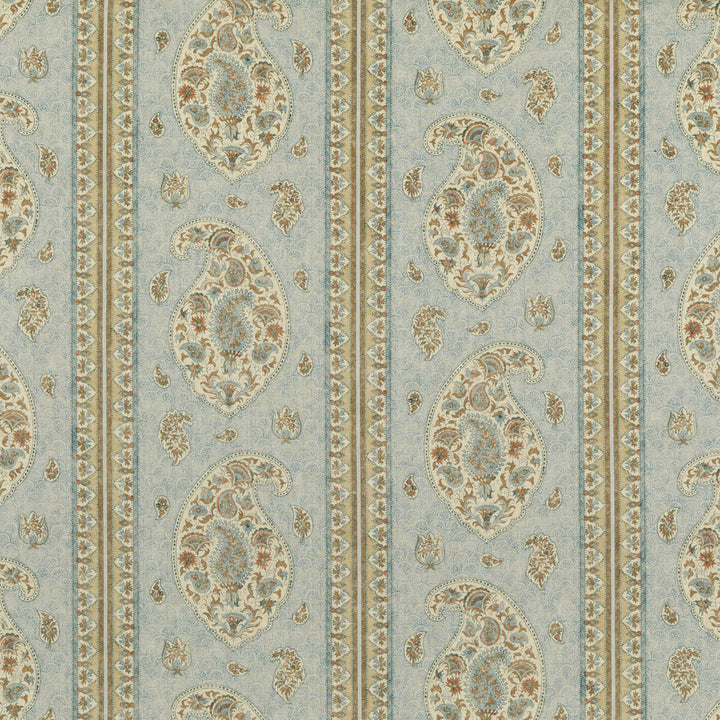 Coromandel Blue/Sand by G P & J Baker Designer Fabric COROMANDEL LINEN - 100% United Kingdom - Horizontal: 13.593 and Vertical: 24.822 54.372 - Swanky Fabrics -