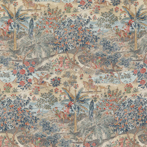 Ramayana Red/Blue by G P & J Baker Designer Fabric