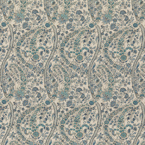 Bukhara Paisley Blue by G P & J Baker Designer Fabric
