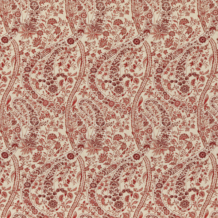 Bukhara Paisley Red by G P & J Baker Fabric G P & J Baker Fabric Bukhara Paisley RedFabric COROMANDEL LINEN - 100% United Kingdom </p><p>Repeat: H: 13.593, V: 23.64 54.372 - Fabric Carolina -