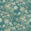 Hydrangea Bird (Archive) Teal by G P & J Baker Designer Fabric