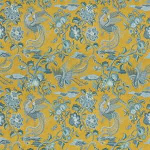 Chifu Ochre/Blue by G P & J Baker Designer Fabric