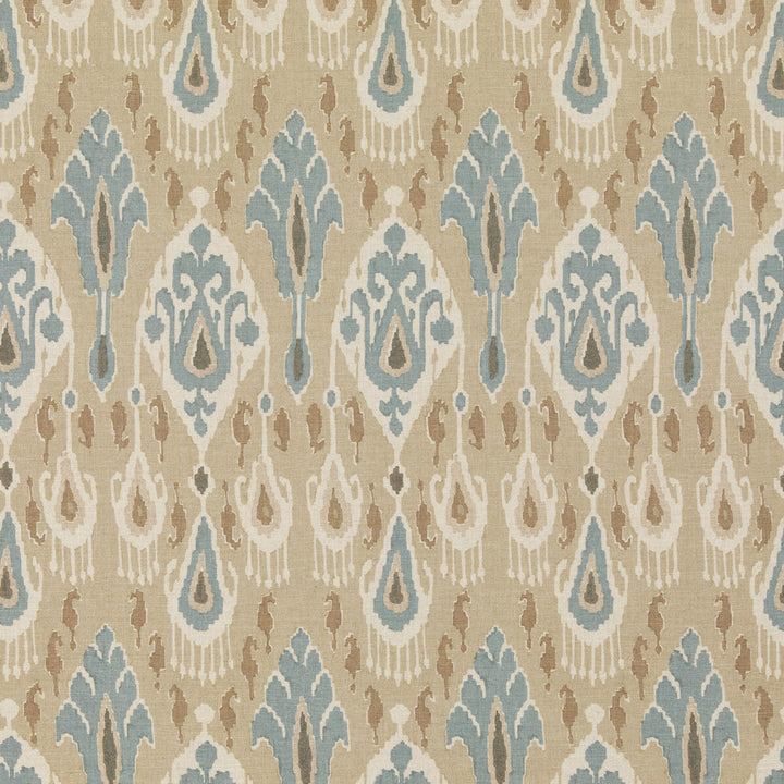 Ikat Bokhara Sand by G P & J Baker Designer Fabric CHIFU VISCOSE - 49%;LINEN - 26%;COTTON - 17%;POLYESTER - 8% Thailand MEDIUM Horizontal: 10.244 and Vertical: 27.186 51.22 - Swanky Fabrics -