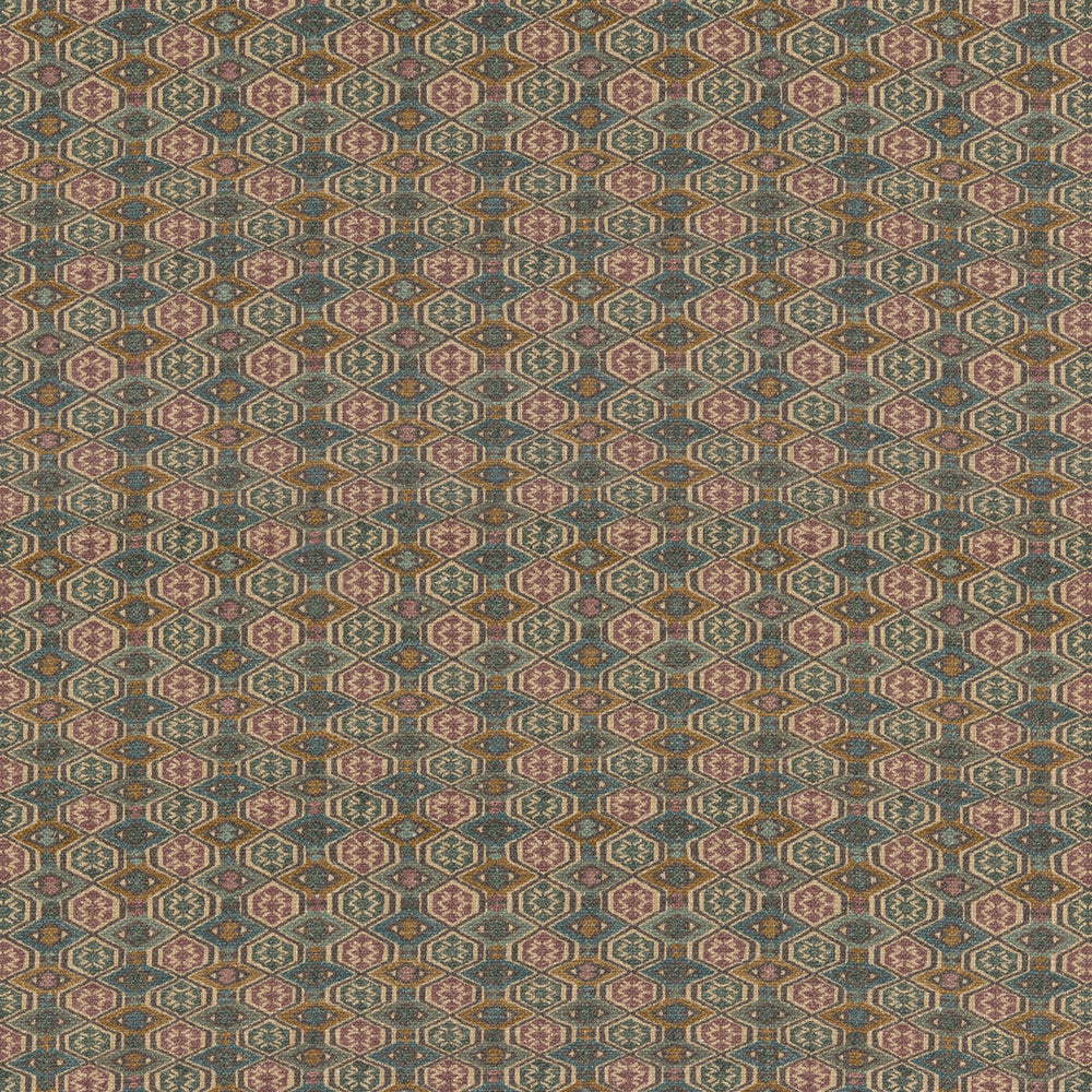 Balfour Teal by G P & J Baker Designer Fabric CHIFU VISCOSE - 82%;LINEN - 18% United Kingdom HEAVY Horizontal: 4.334 and Vertical: 6.698 53.978 - Swanky Fabrics -