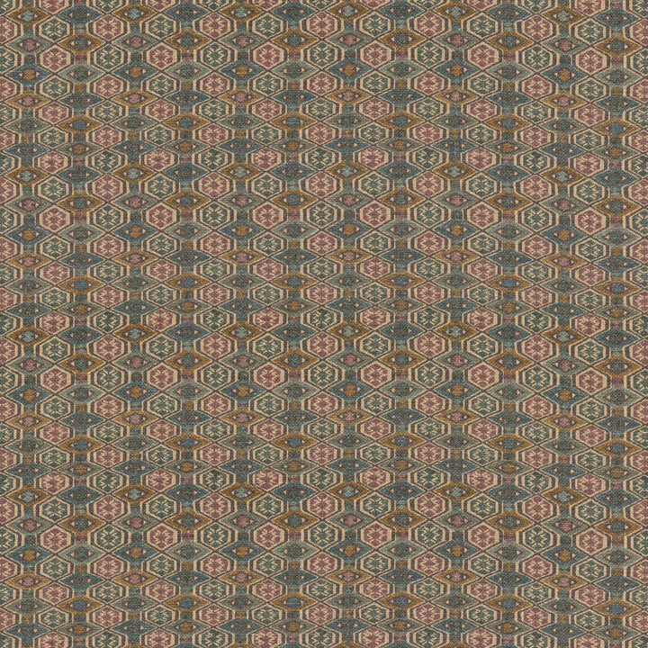 Balfour Teal by G P & J Baker Designer Fabric CHIFU VISCOSE - 82%;LINEN - 18% United Kingdom HEAVY Horizontal: 4.334 and Vertical: 6.698 53.978 - Swanky Fabrics -