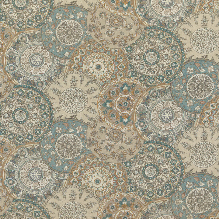 Imari Soft Blue by G P & J Baker Designer Fabric CHIFU VISCOSE - 67%;LINEN - 33% United Kingdom HEAVY Horizontal: 53.978 and Vertical: 24.428 53.978 - Swanky Fabrics -