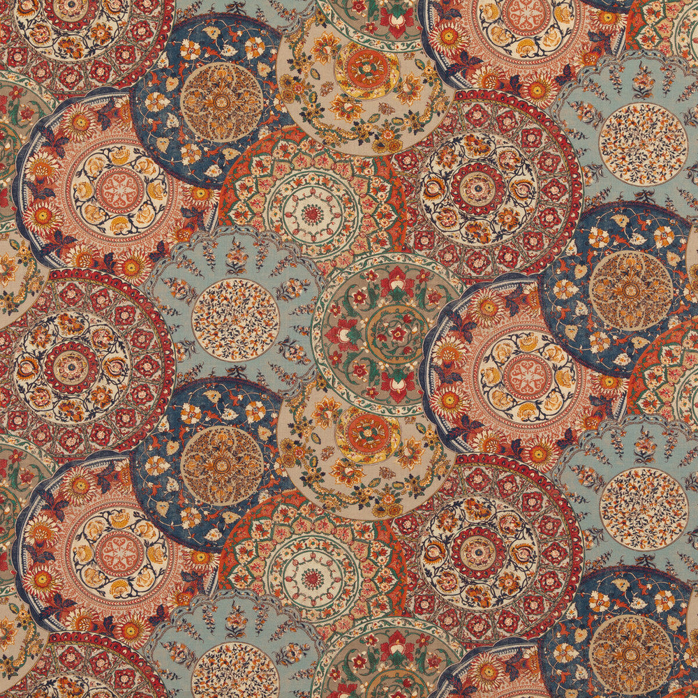 Imari Red/Indigo by G P & J Baker Fabric G P & J Baker Fabric Imari Red/IndigoFabric CHIFU VISCOSE - 67%;LINEN - 33% United Kingdom </p><p>Repeat: H: 53.978, V: 24.428 53.978 - Fabric Carolina -