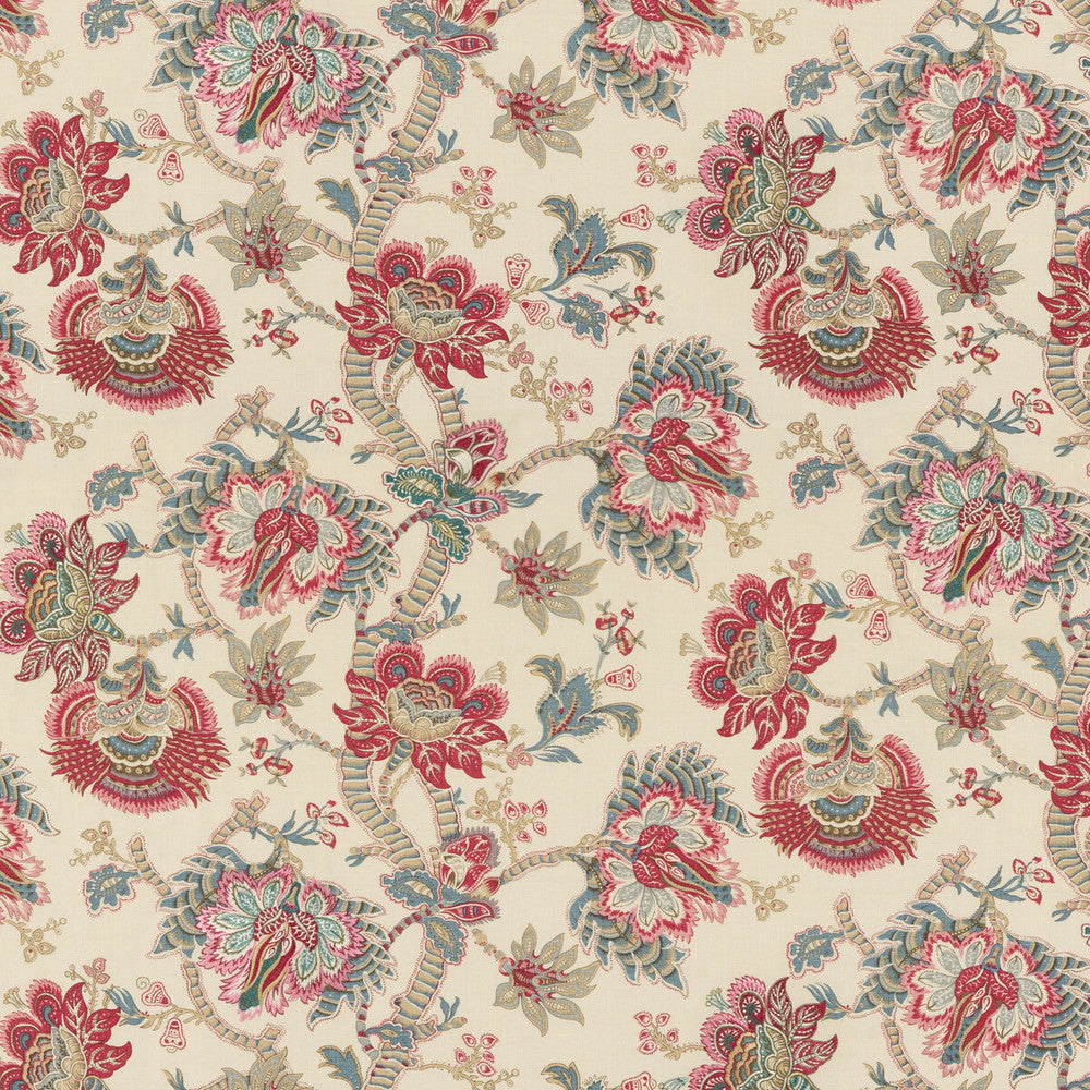 Kingham Red/ Blue by G P & J Baker Fabric G P & J Baker Fabric Kingham Red/ BlueFabric PORTOBELLO LINEN - 89%;VISCOSE - 9%;POLYESTER - 2% India </p><p>Repeat: H: 50.826, V: 31.126 50.826 - Fabric Carolina -