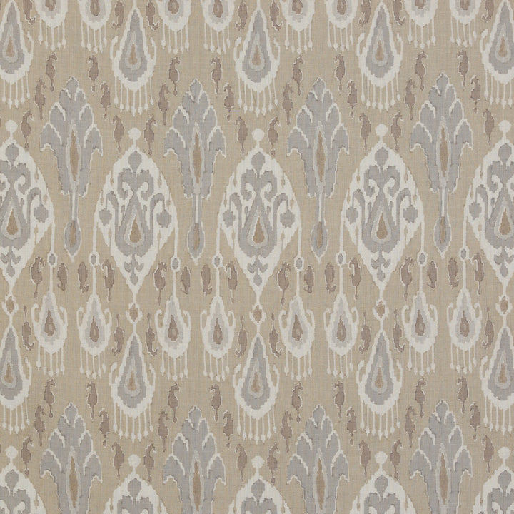 Ikat Bokhara Linen Parchment by G P & J Baker Designer Fabric CASPIAN LINEN - 100% Thailand Horizontal: 10.441 and Vertical: 27.58 52.402 - Swanky Fabrics -