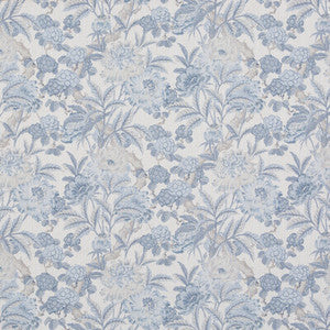 Summer Peony Blue by G P & J Baker Designer Fabric