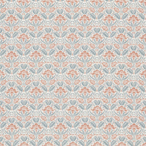 Iris Meadow Cotton Teal by G P & J Baker Designer Fabric