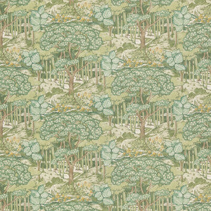 Ruskin Cotton Green by G P & J Baker Designer Fabric