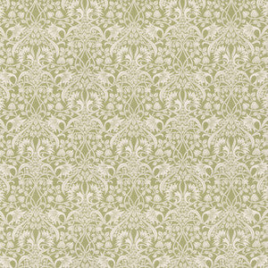 Fritillerie Cotton Green by G P & J Baker Designer Fabric