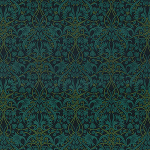 Fritillerie Velvet Indigo/Teal by G P & J Baker Designer Fabric