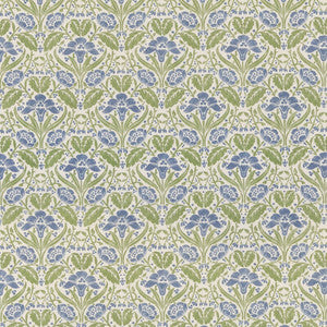 Iris Meadow Blue/Green by G P & J Baker Designer Fabric