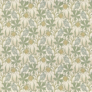 Pumpkins Aqua by G P & J Baker Designer Fabric