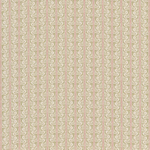 Bibury Green/Red by G P & J Baker Designer Fabric