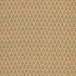 Poppy Sprig Ochre by G P & J Baker Designer Fabric