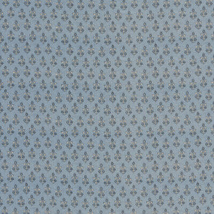 Poppy Sprig Blue by G P & J Baker Designer Fabric