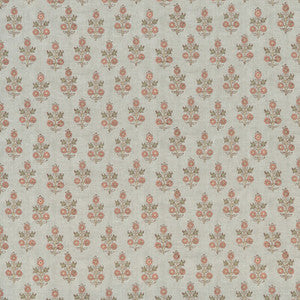 Poppy Sprig Aqua/Blush by G P & J Baker Designer Fabric