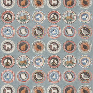Robina'S Dinner Party Teal BP11047.5.0 By G P & J Baker Designer Fabric