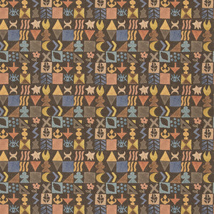 Potato Print Chocolate BP11049.2.0 By G P & J Baker Designer Fabric