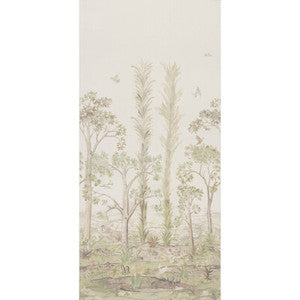 Tall Trees Printed Panel Soft Green BP11057.1.0 By G P & J Baker Designer Fabric