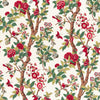 Eldon - Document Red/Green BP11072.1.0 by G P & J Baker Designer Fabric