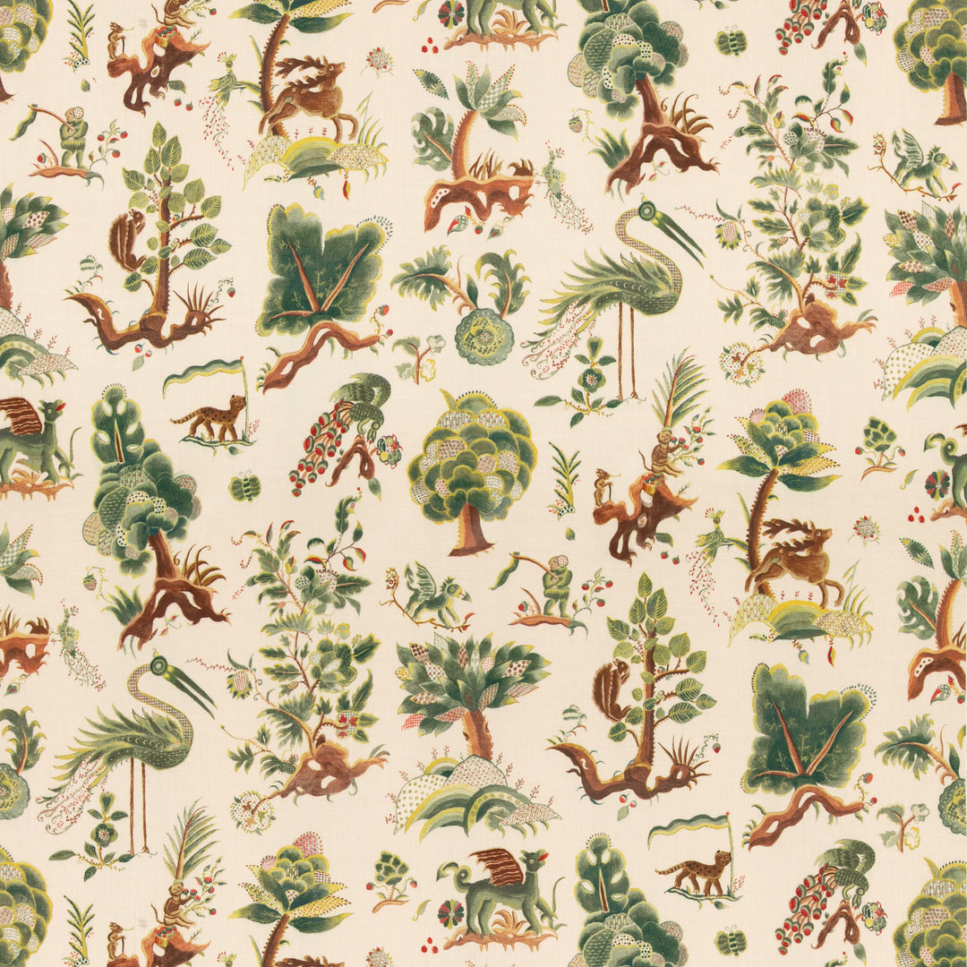 Gertrude - Document Green BP11073.1.0 by G P & J Baker Designer Fabric