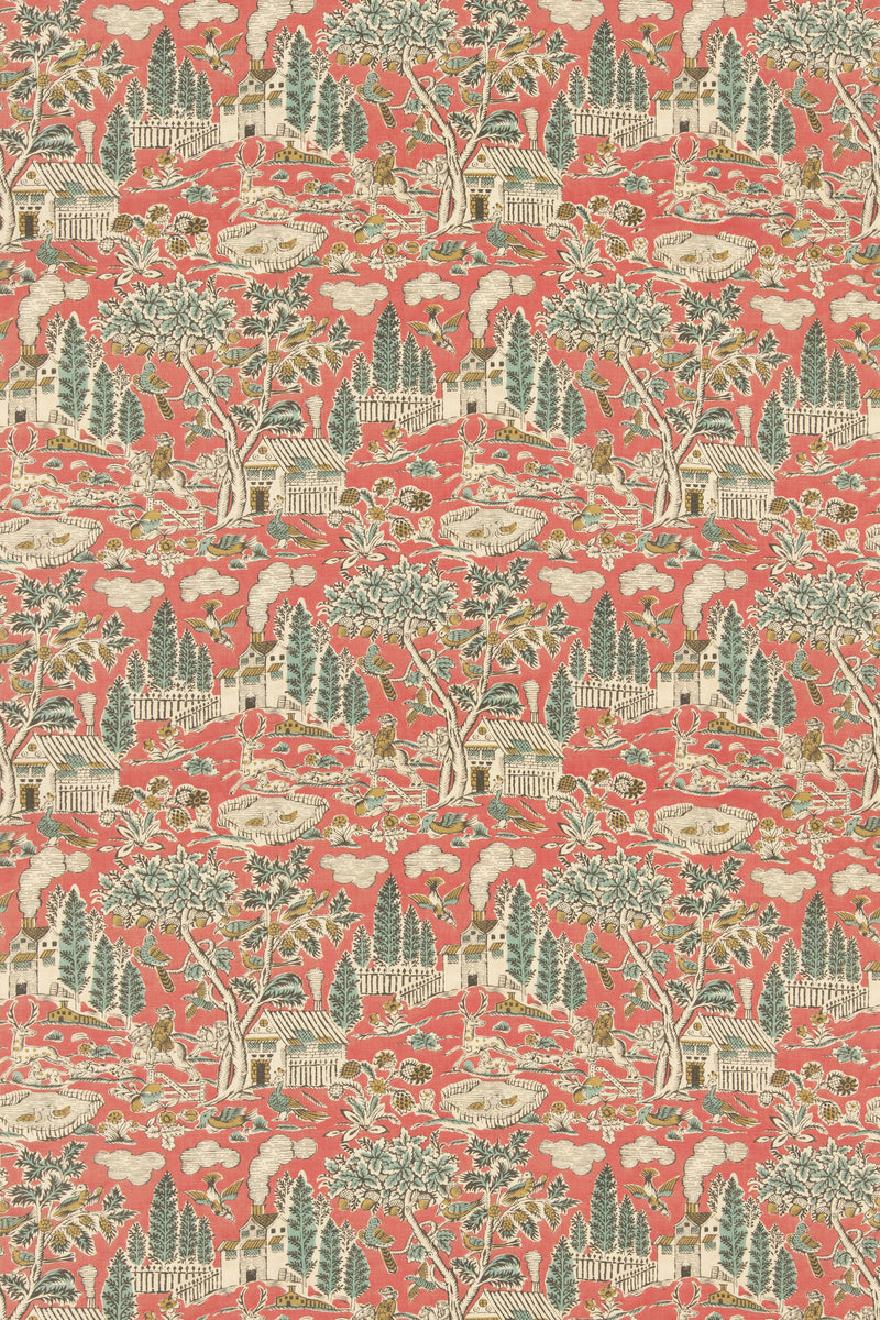 Home Park - Old Red BP11092.3.0 by G P & J Baker Designer Fabric