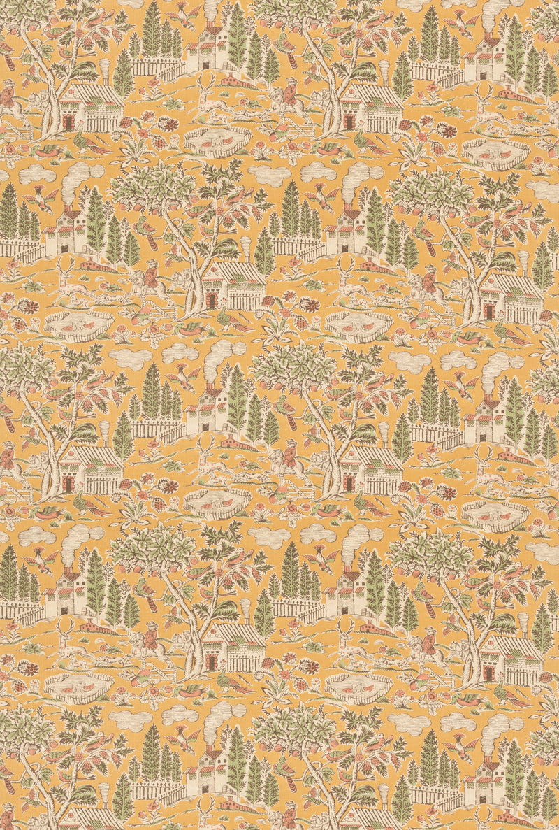 Home Park - Ochre BP11092.4.0 by G P & J Baker Designer Fabric