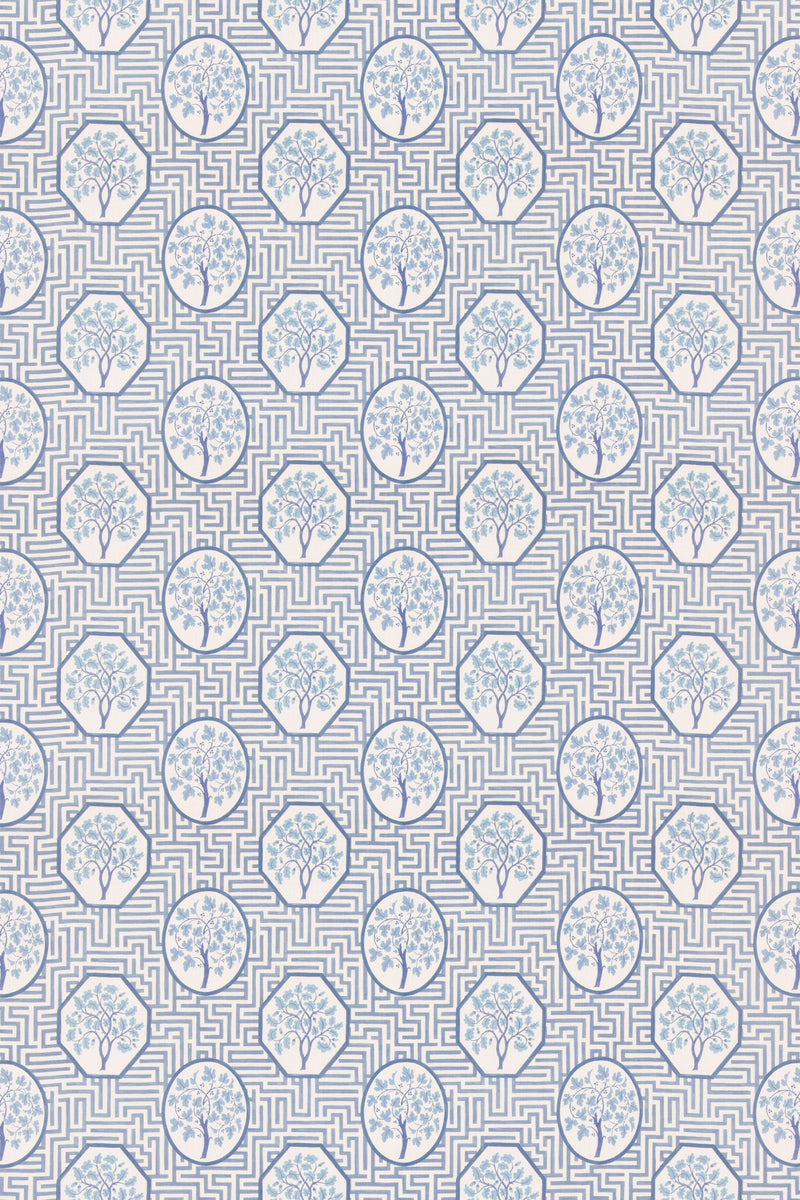 Royal Maze - Royal Blue BP11095.2.0 by G P & J Baker Designer Fabric