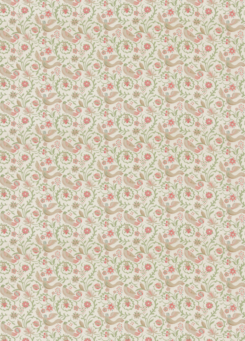 Royal Court - Pink/Green BP11096.5.0 by G P & J Baker Designer Fabric