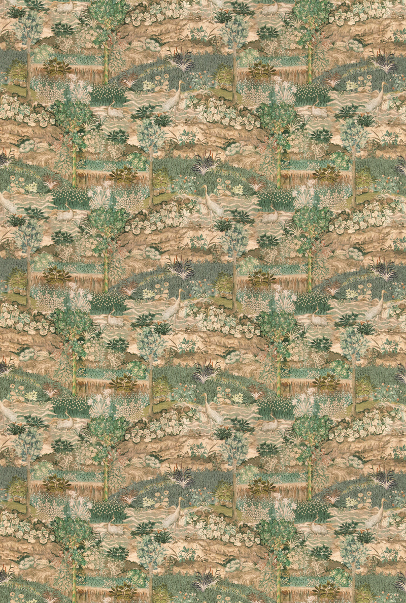 Palace Tapestry - Royal Green BP11103.1.0 by G P & J Baker Designer Fabric