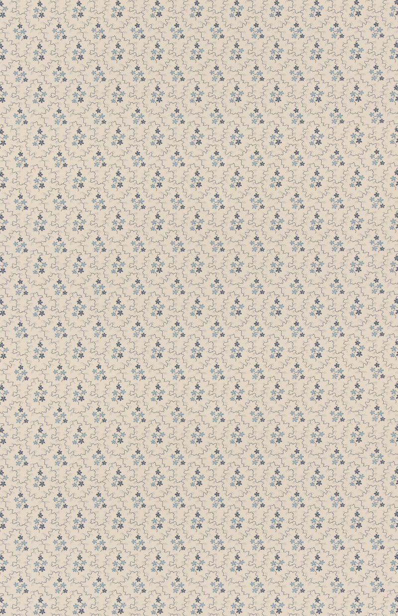 Posy - Blue BP11105.1.0 by G P & J Baker Designer Fabric