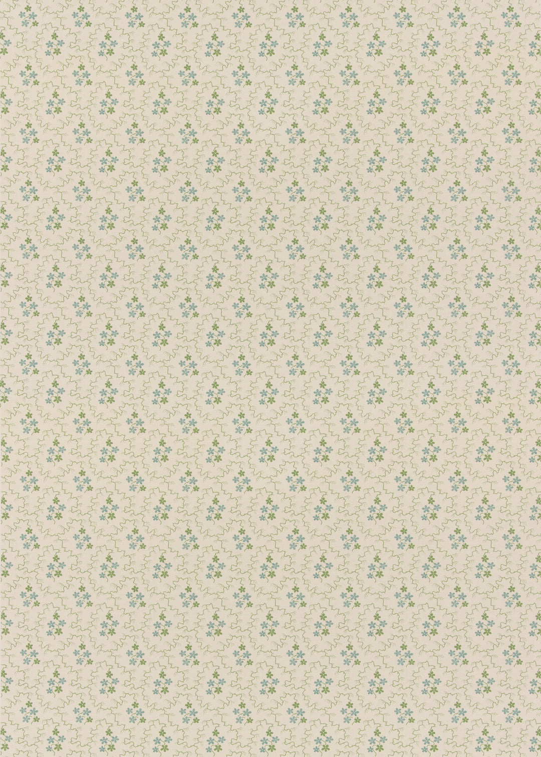 Posy - Green/Aqua BP11105.2.0 by G P & J Baker Designer Fabric