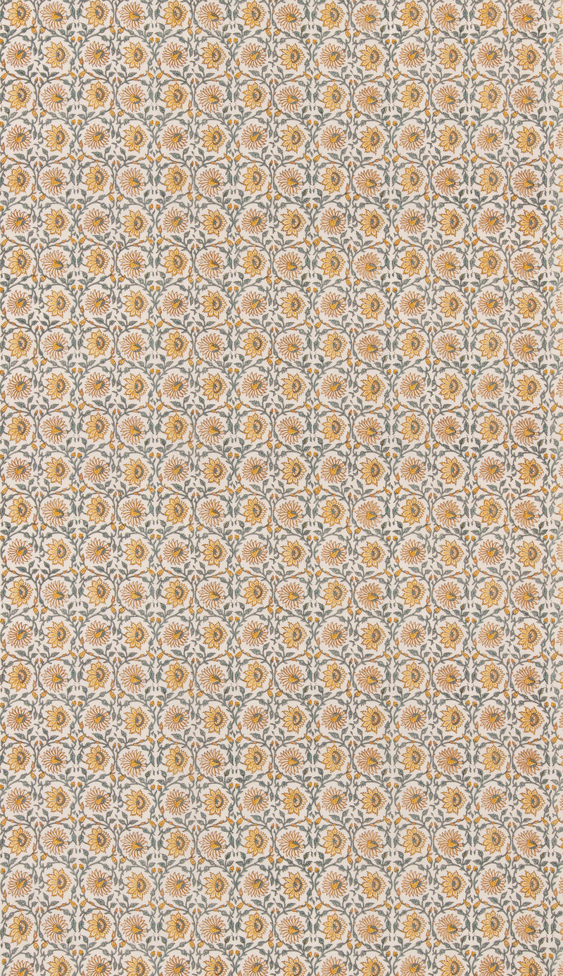 Cecily - Ochre/Teal BP11120.4.0 by G P & J Baker Designer Fabric