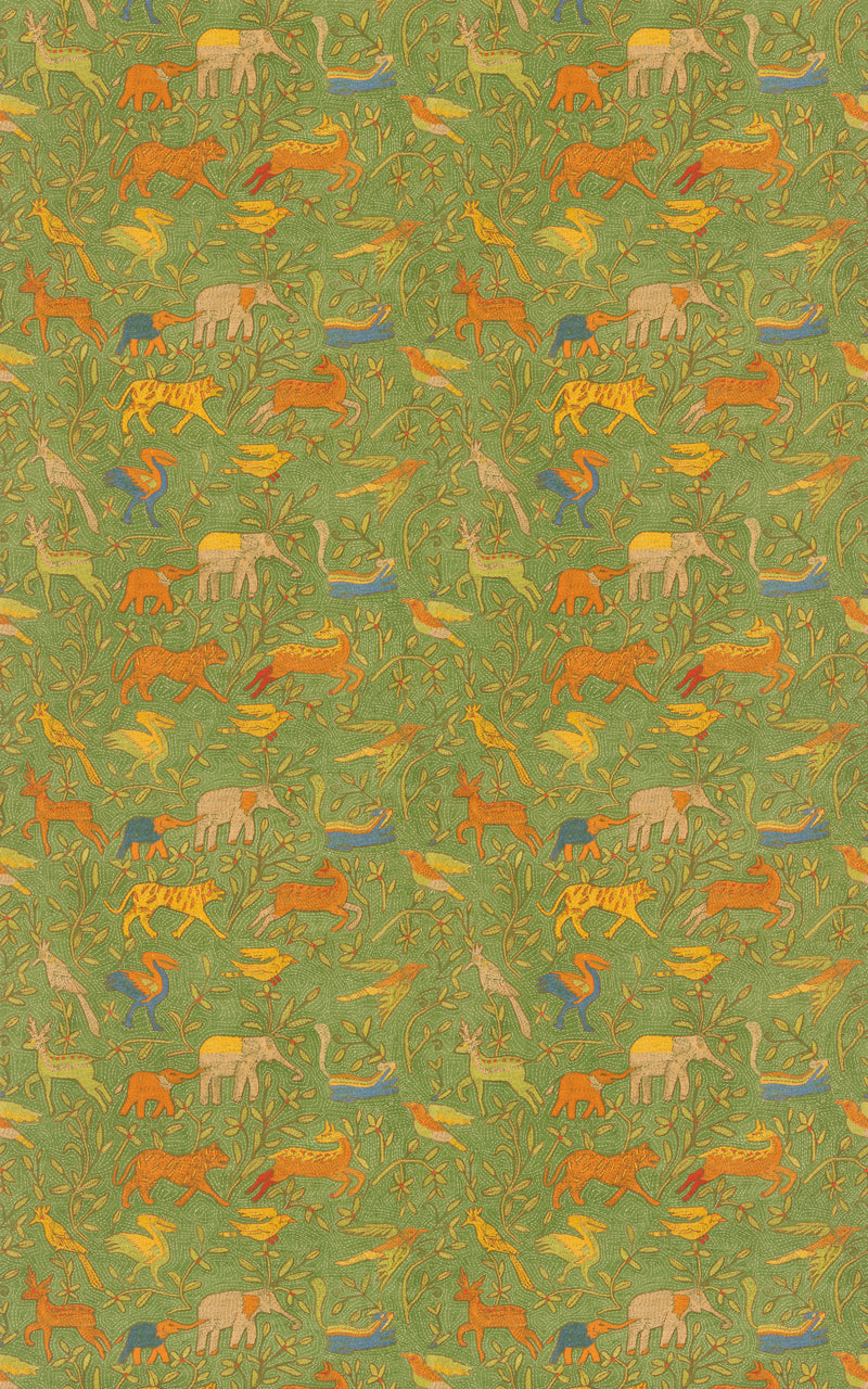 Noah'S Ark - Green BP11133.3.0 by G P & J Baker Designer Fabric