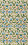 Tudor Rose - Blue/Green BP11135.2.0 by G P & J Baker Designer Fabric