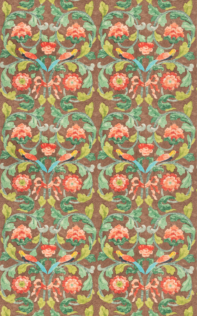 Tudor Rose - Chocolate BP11135.4.0 by G P & J Baker Designer Fabric