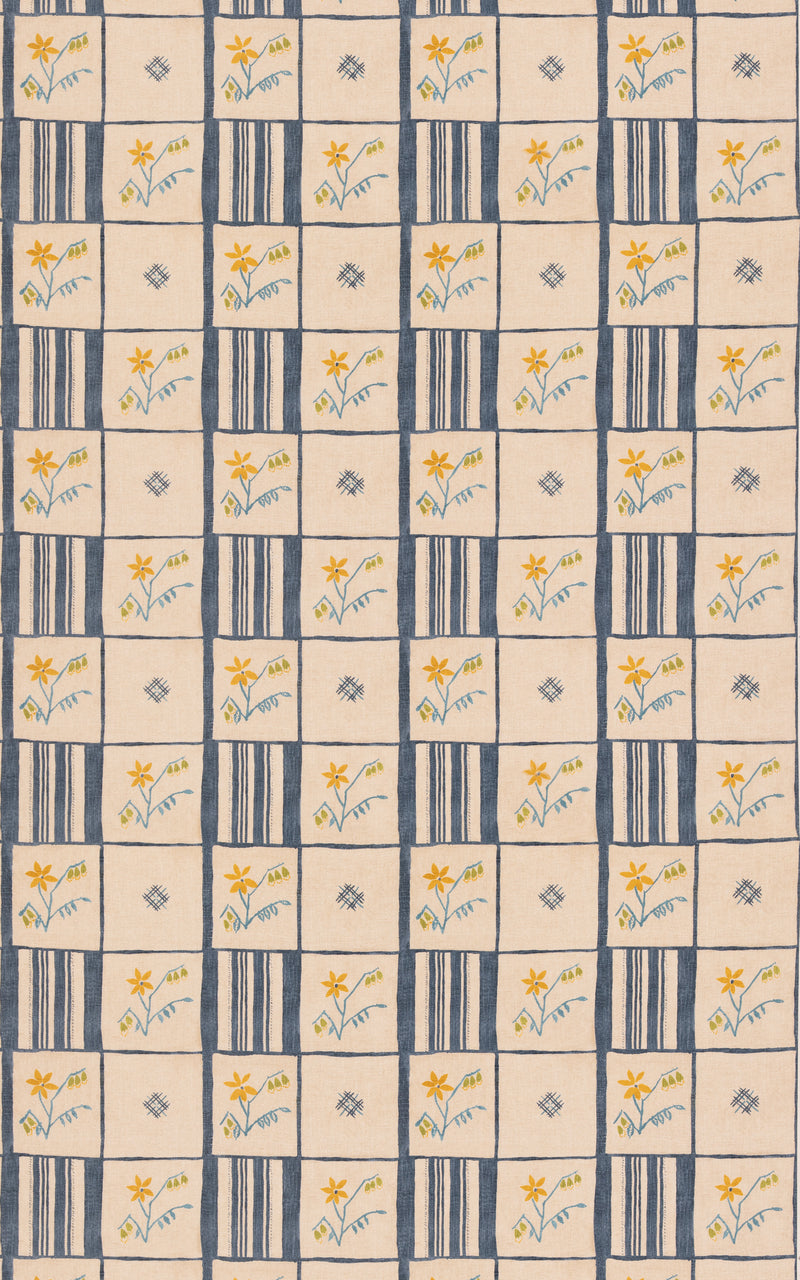 Forget-Me-Not - Indigo BP11137.1.0 by G P & J Baker Designer Fabric