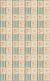 Forget-Me-Not - Teal/Spice BP11137.4.0 by G P & J Baker Designer Fabric